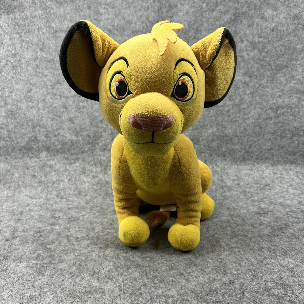 Disney‎ Simba Plush 11" Yellow Lion King Just Play Stuffed Animal